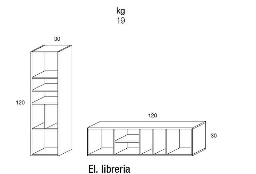 Pensile a giorno sospeso grande linea Prevaling disponibile in vari colori