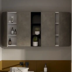 Pensile Bagno sospeso 2 ante disponibile in 3 misure e vari colori P 15 cm
