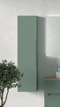 Pensile bagno sospeso con presa maniglia integrata disponibile in 2 misure e 5 colori