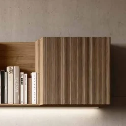 Pensile cubo sospeso Bronzo 60x60 con 1 anta battente disponibile in vari colori