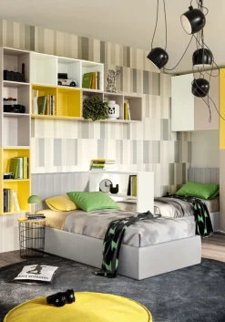 Pensile Cubo sospeso 3 vani a giorno linea Colorfull disponibile in vari colori