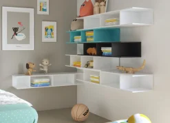 Pensile orizzontale sospeso aperto in 2 misure e 29 Colori