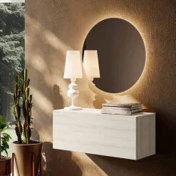 Pensile orizzontale sospeso ribalta / vasistas disponibile in 3 misure e vari colori