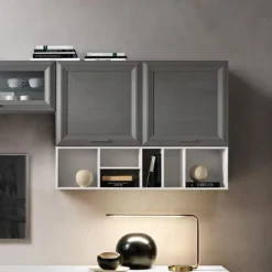 Pensile sospeso 2 ante a telaio linea Prevaling disponibile in 2 altezze