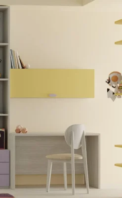 Pensile sospeso con apertura verso l'alto linea Fly disponibile in 16 colori