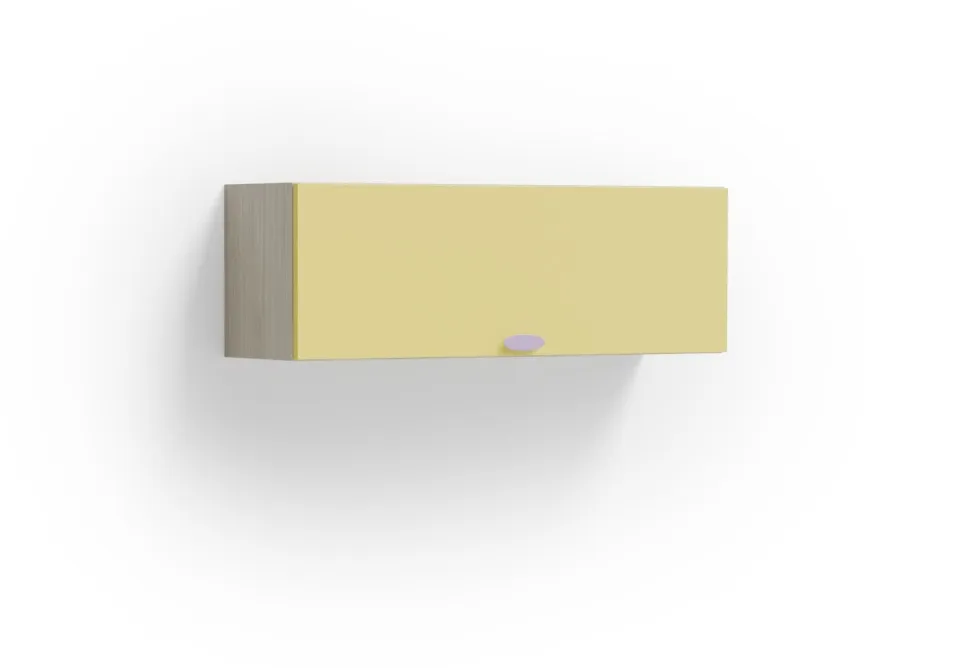 Pensile sospeso con apertura verso l'alto linea Fly disponibile in 16 colori