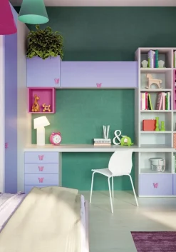 Pensile sospeso con apertura verso l'alto o il basso linea Colorfull disponibile in quattro misure e vari colori