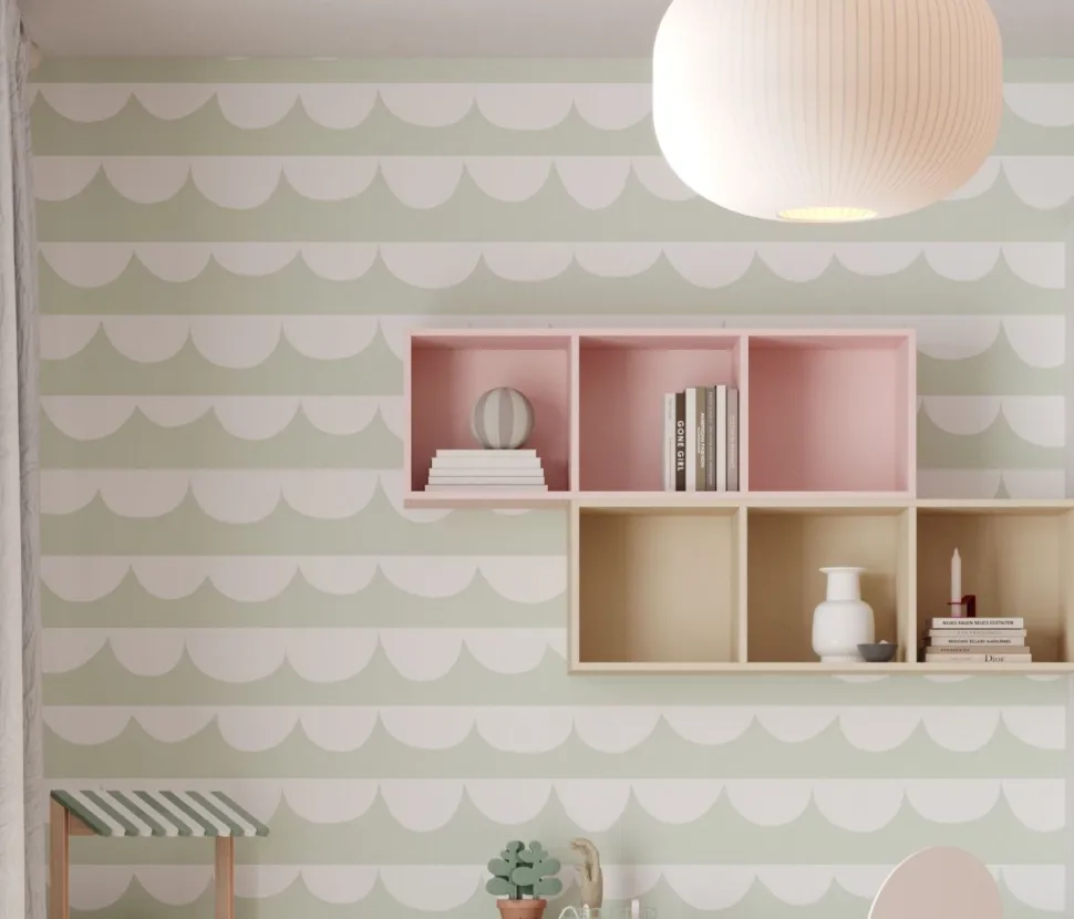 Pensile sospeso Cubo 3 vani a giorno linea Fly disponibile in 16 colori