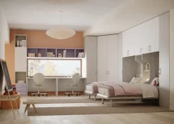 Pensile sospeso Cubo 3 vani a giorno linea Fly disponibile in 16 colori