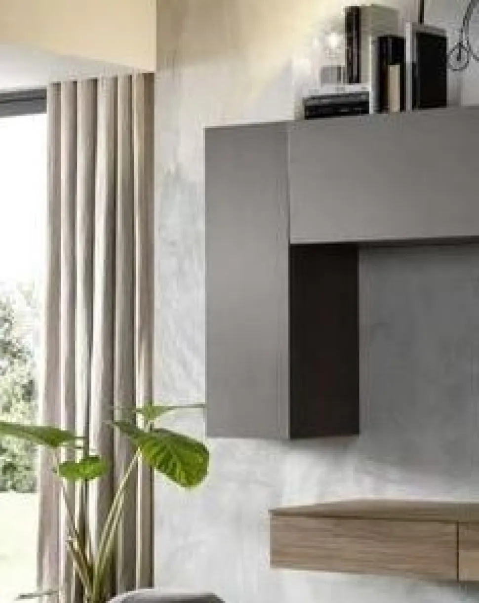 Pensile sospeso orizzontale o verticale linea Domino disponibile in varie misure e colori
