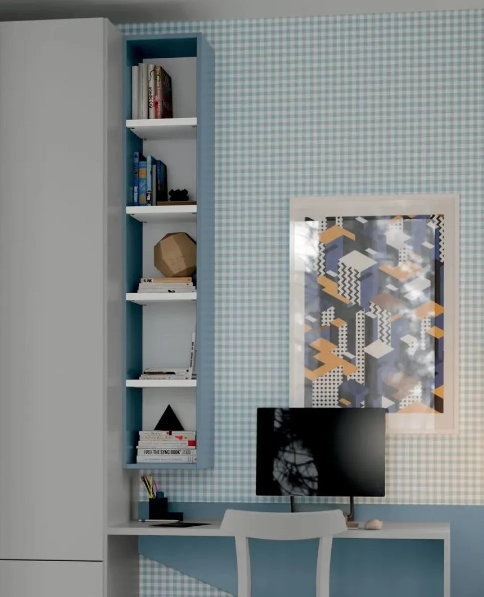 Pensile verticale aperto o con anta 15 colorazioni