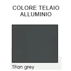Pensile verticale con anta in vetro e struttura in 15 colorazioni