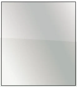 Pensile verticale con anta in vetro e struttura in 15 colorazioni