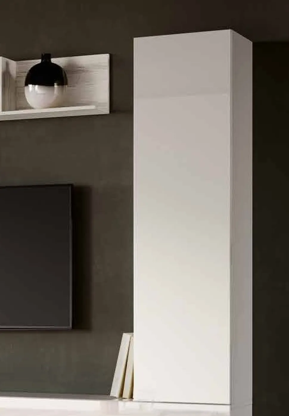 Pensile verticale sospeso colonna Oro disponibile in 3 misure e vari colori