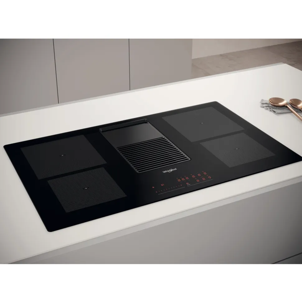 Piano cottura a induzione aspirante Whirlpool WVH92K/1