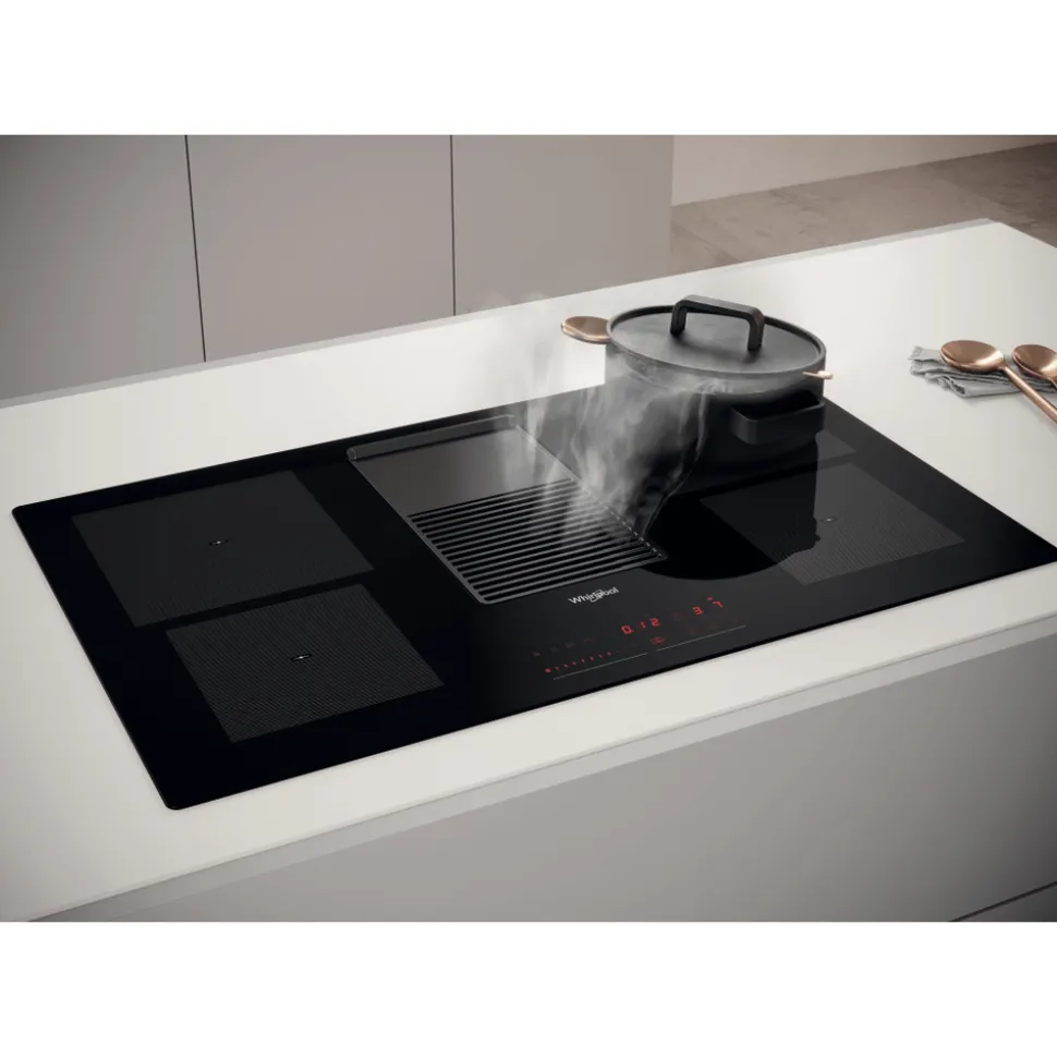 Piano cottura a induzione aspirante Whirlpool WVH92K/1