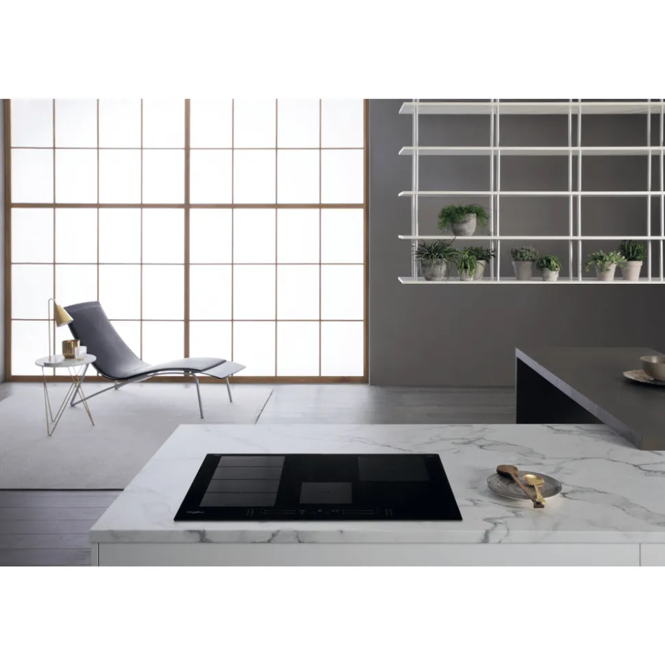Piano cottura a induzione Whirlpool WFS0377NE/IXL