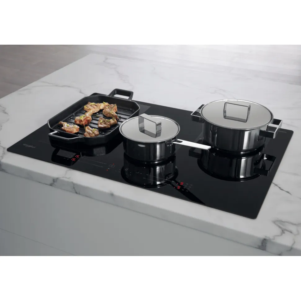 Piano cottura a induzione Whirlpool WFS0377NE/IXL