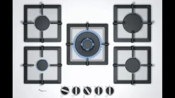 Piano cottura 5 Fuochi a gas Bosch PPQ7A2B20