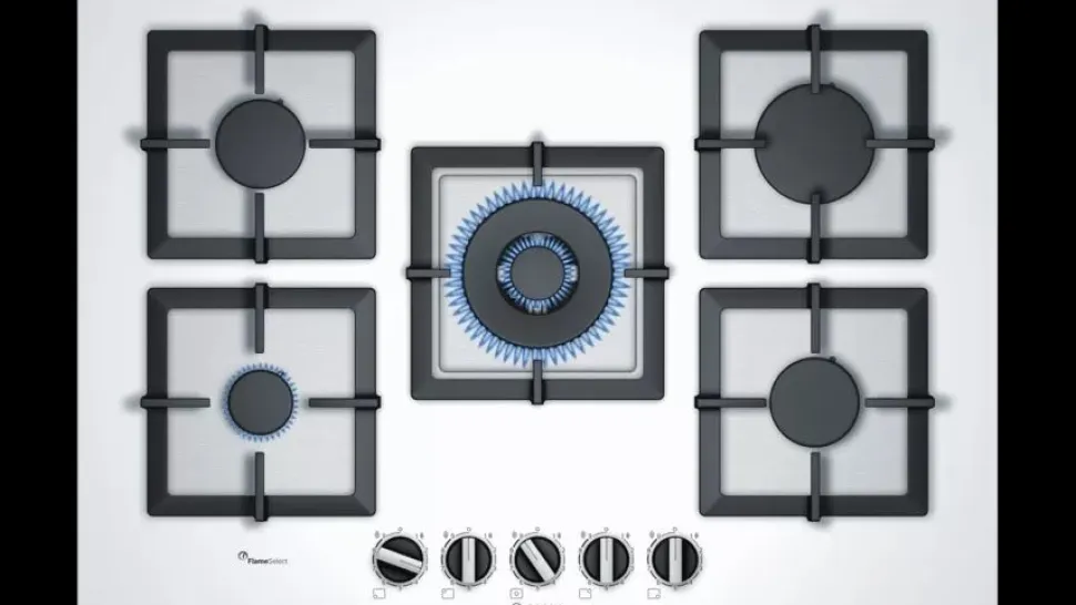 Piano cottura 5 Fuochi a gas Bosch PPQ7A2B20