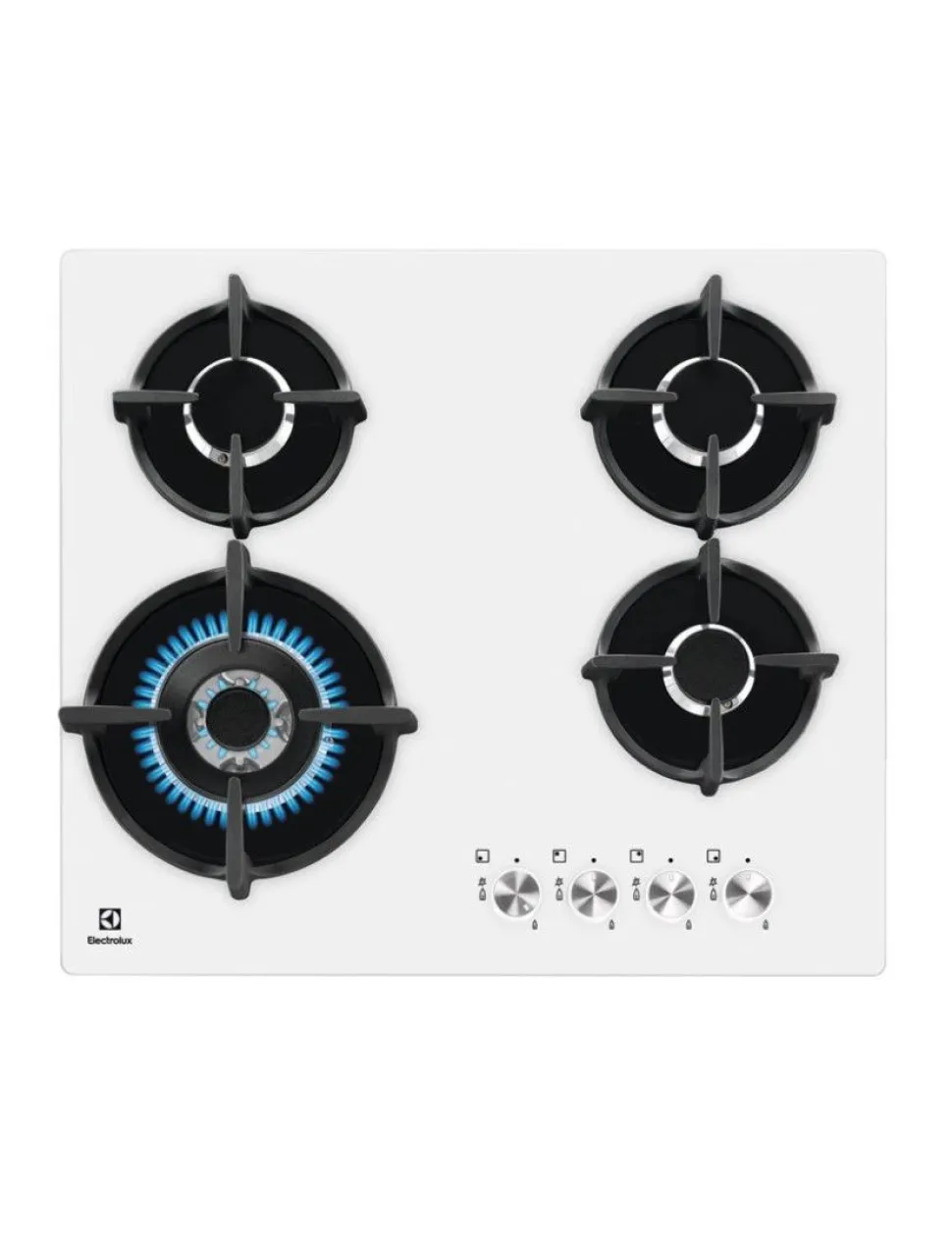 Piano cottura 4 Fuochi a gas Electrolux KGG643753W