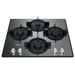 Piano cottura 4 Fuochi a Gas Hotpoint HAGD61S/MR