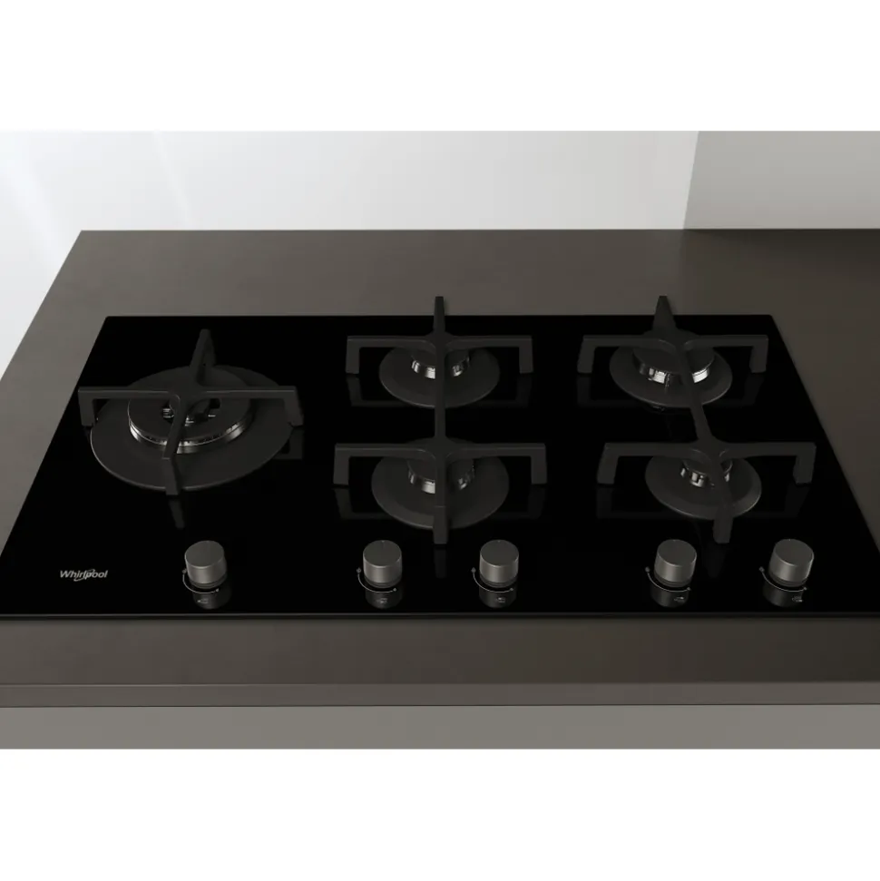 Piano cottura 5 fuochi a Gas Whirlpool GOA9523NB