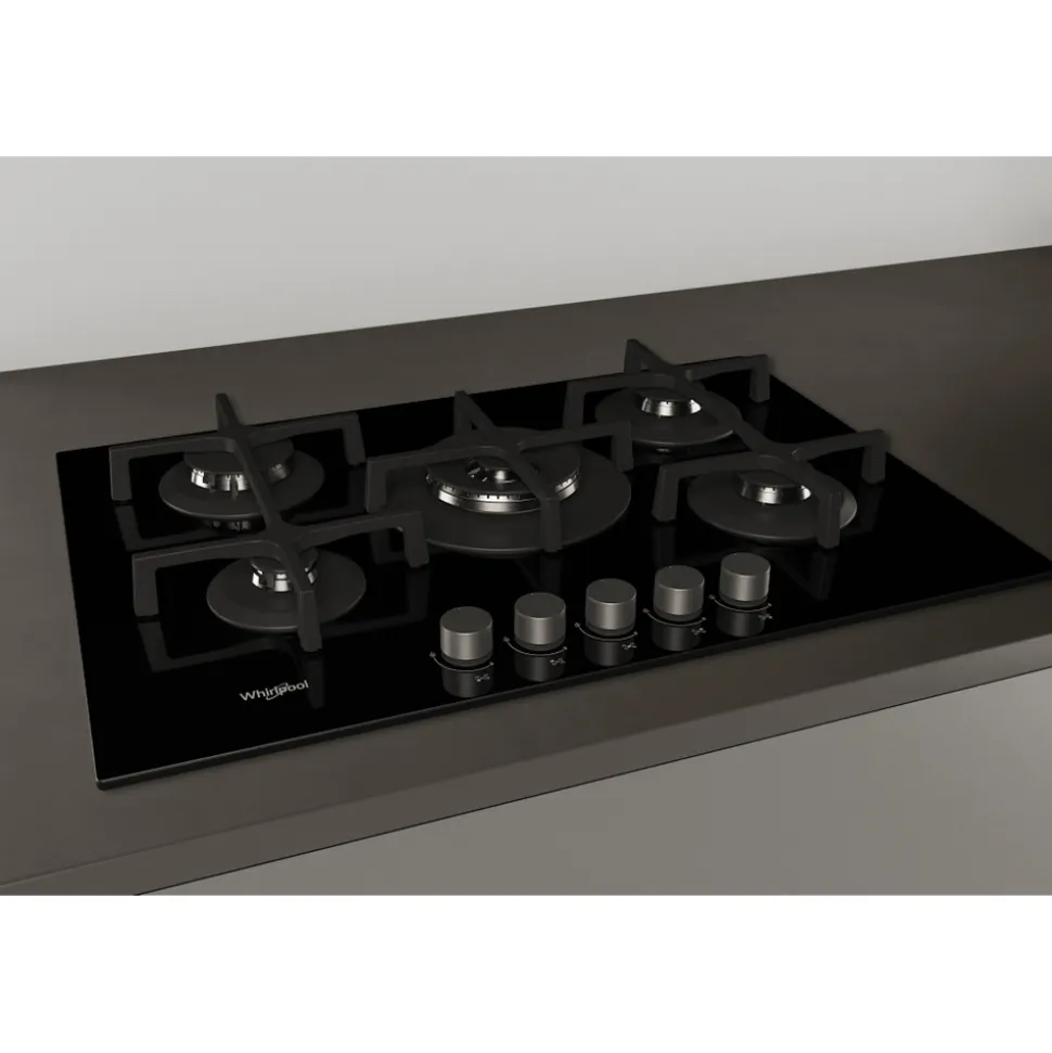 Piano cottura 5 fuochi a Gas Whirlpool GOA7523/WH