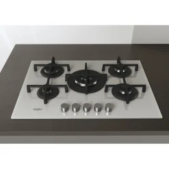 Piano cottura 5 fuochi a Gas Whirlpool GOA7523/WH