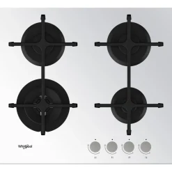 Piano cottura 4 fuochi a Gas Whirlpool GOA6423/WH