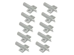 Pistoni ammortizzatori per porta a battente Minidamp 2, Chiusura soft, Tecnoplastica, Grigia