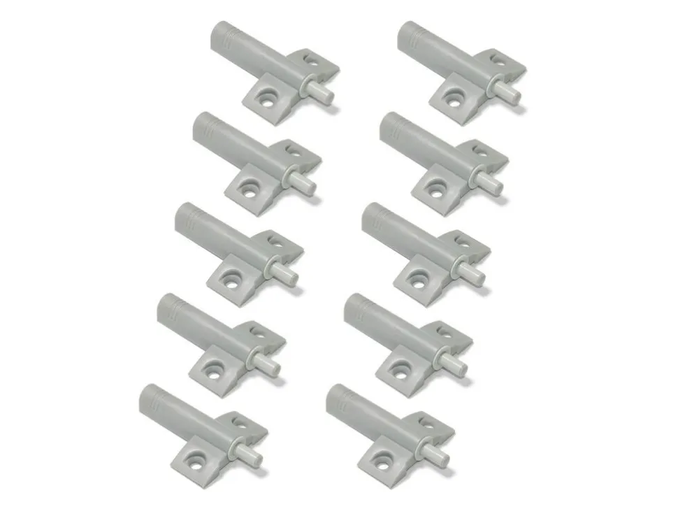 Pistoni ammortizzatori per porta a battente Minidamp 2, Chiusura soft, Tecnoplastica, Grigia