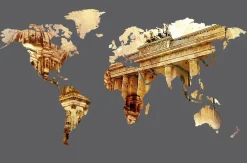 Planisfero da parete in tre misure - Berlino