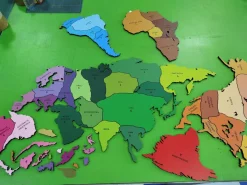 Planisfero da parete in tre misure gioco da tavolo