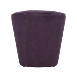 Poltrona imbottita Vanessa in tessuto antimacchia Viola