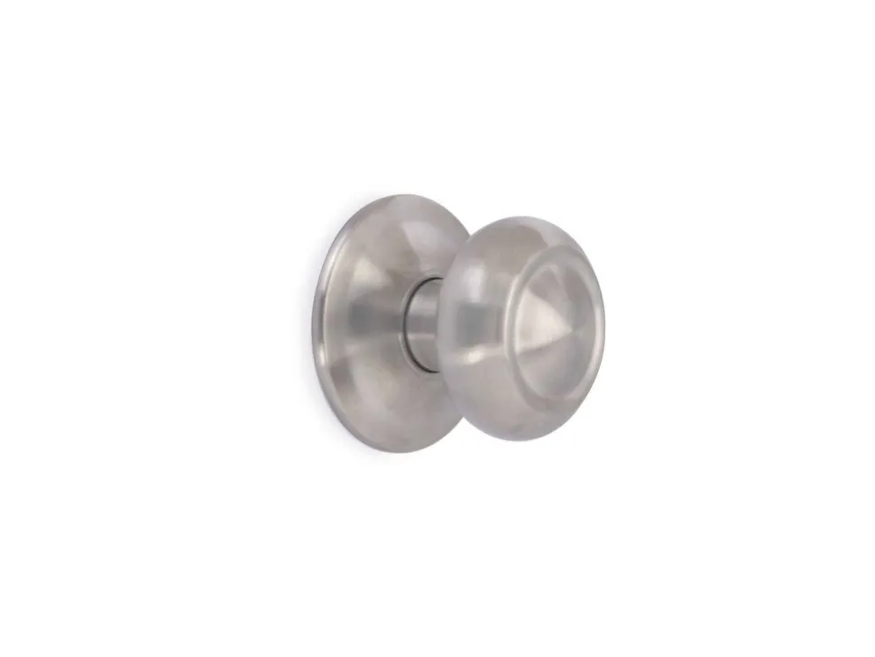 Pomello rotondo per porte esterne di ingresso Modello Fedora in Acciaio inox