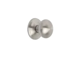 Pomello rotondo per porte esterne di ingresso Modello Bowler in Acciaio inox