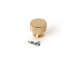 Pomolo per mobili in alluminio Argos diametro 30mm disponibile in 2 colori