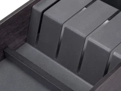 Portacoltelli per cassetto Orderbox, 150x470 mm, Acciaio e Legno, Grigio antracite