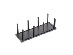 Portapiatti verticale per cassetto Orderbox, 159x468 mm, Alluminio e Tecnoplastica, Grigio antracite
