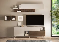 Porta Tv 2 ante e 1 cassetto linea Odessa L 180 disponibile in 4 colori