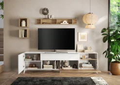 Porta Tv 2 ante e 1 cassetto linea Odessa L 240 disponibile in 4 colori