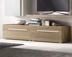 Porta TV cassettone con maniglia
