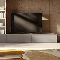 Porta Tv cassettone con maniglia a gola in 29 colorazioni e 4 misure
