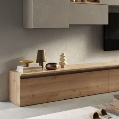 Porta Tv con cassettone e due vani interni