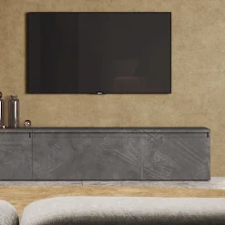 Porta Tv con cassettone e due vani interni