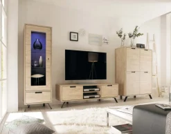 Porta TV linea Palma in finitura Oak