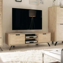 Porta TV linea Palma in finitura Oak