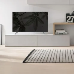 Porta tv moderno senza maniglia componibile con anta o cassettone disponibile in 6 misure e 30 colori