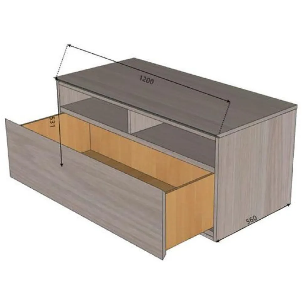 Porta Tv Panem linea Contact disponibile in 30 colori
